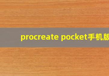 procreate pocket手机版